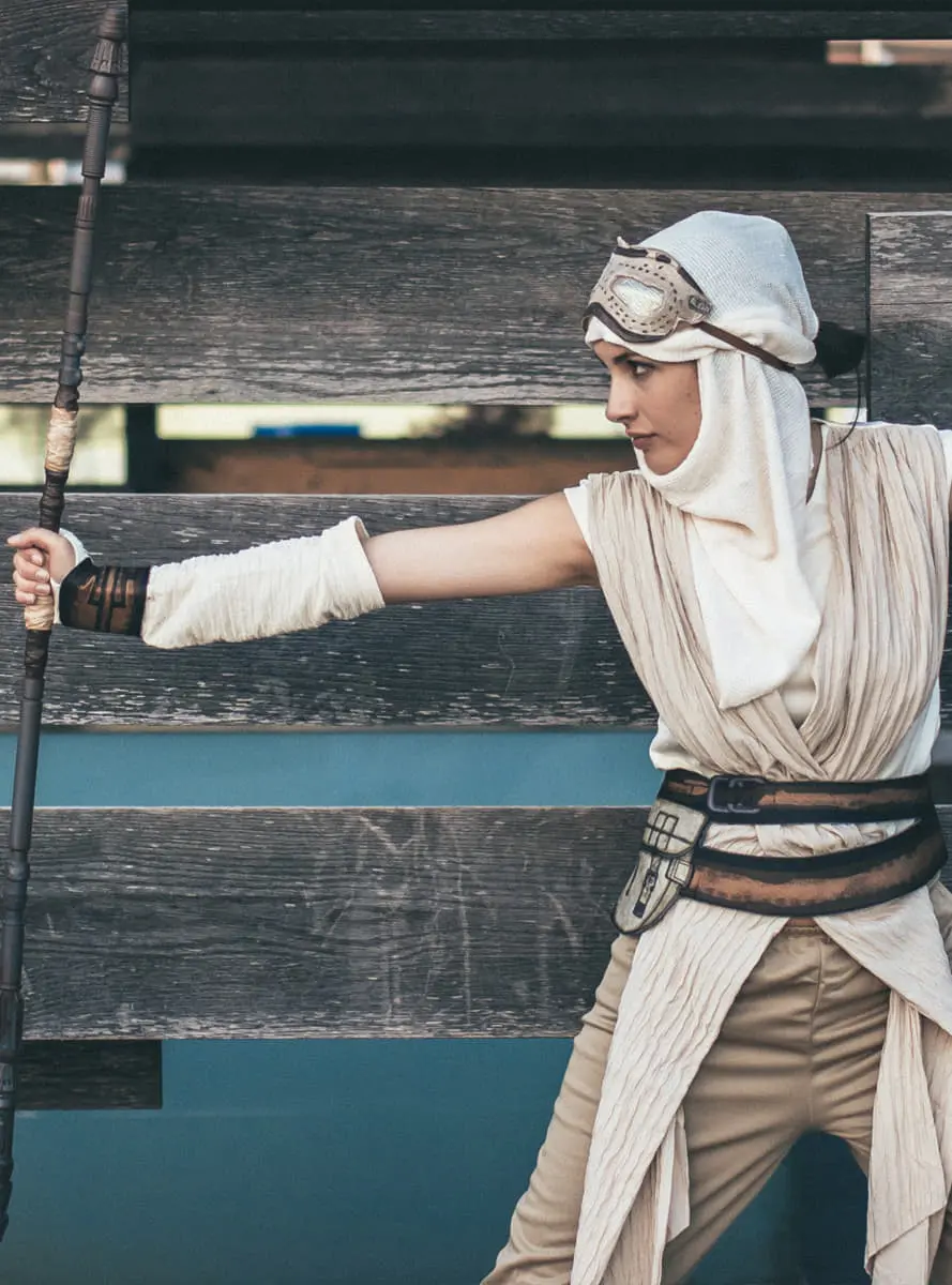 Funidelia Rey Star Wars Episode 7 Kostuum Voor Dames - Afbeelding 3